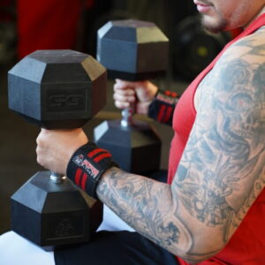 Hex Rubber Dumbbell